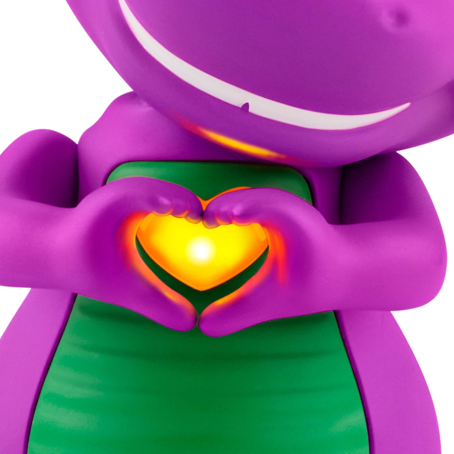 Barney Figura de Juguete Manos de Corazón Luces y Sonidos
