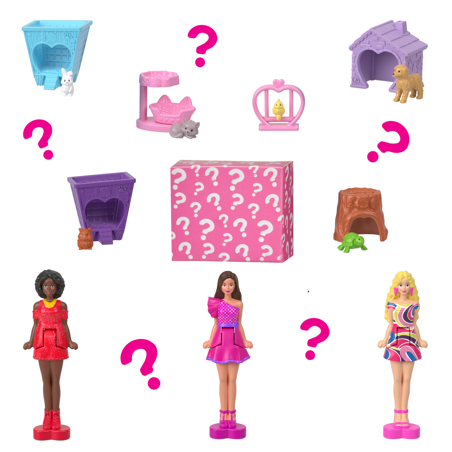 Barbie Mini BarbieLand Casa de Muñecas Azul y Amarilla