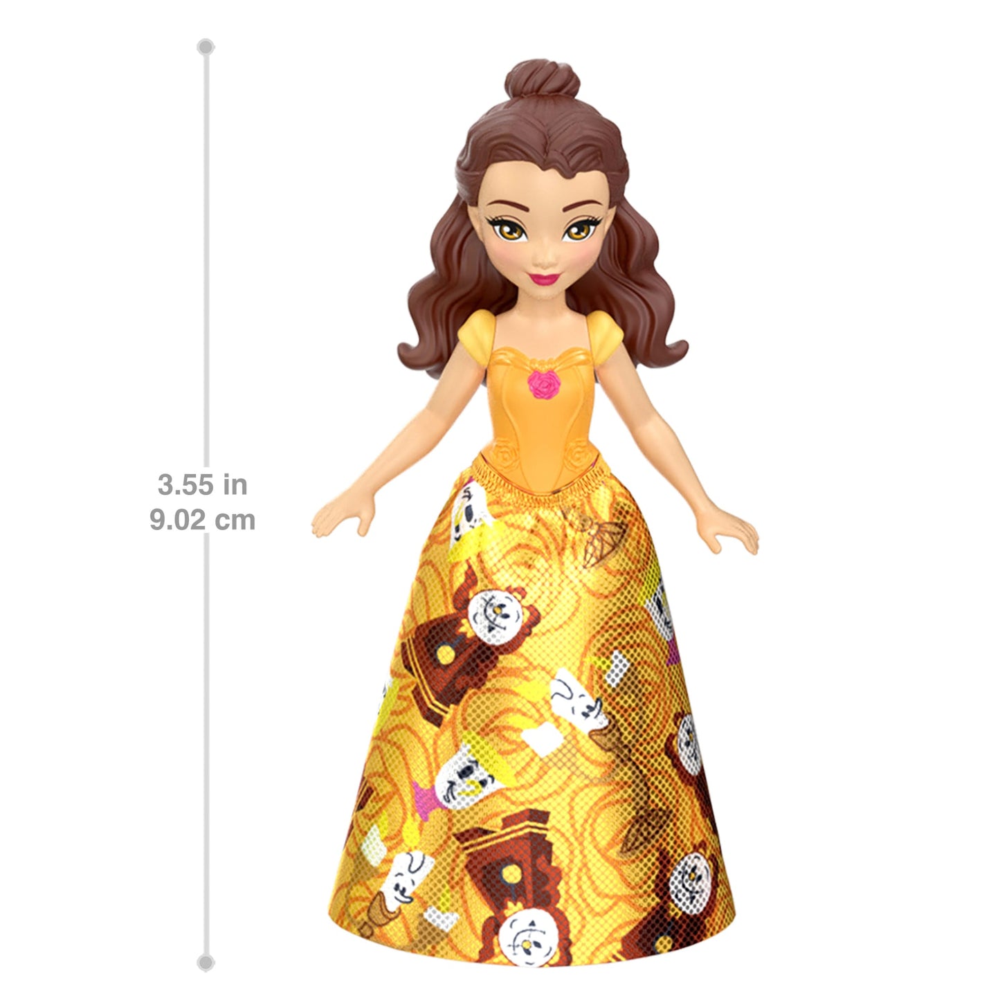 Disney Princess & Friends Set With 5 Small Dolls in Sparkling Outfits & 5 Friend Figures