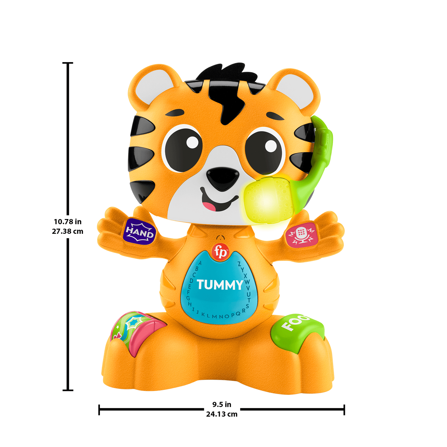 Fisher-Price Juguete para Bebés Escuadrón Musical Tigre Canta Conmigo