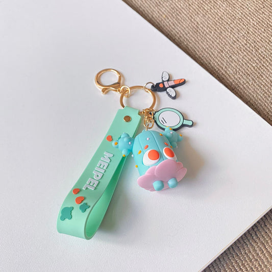 Monster Letter Keychain - Cactus