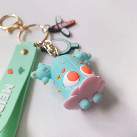 Monster Letter Keychain - Cactus
