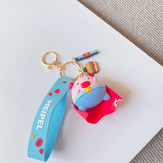 Monster Letter Keychain - Super Pig