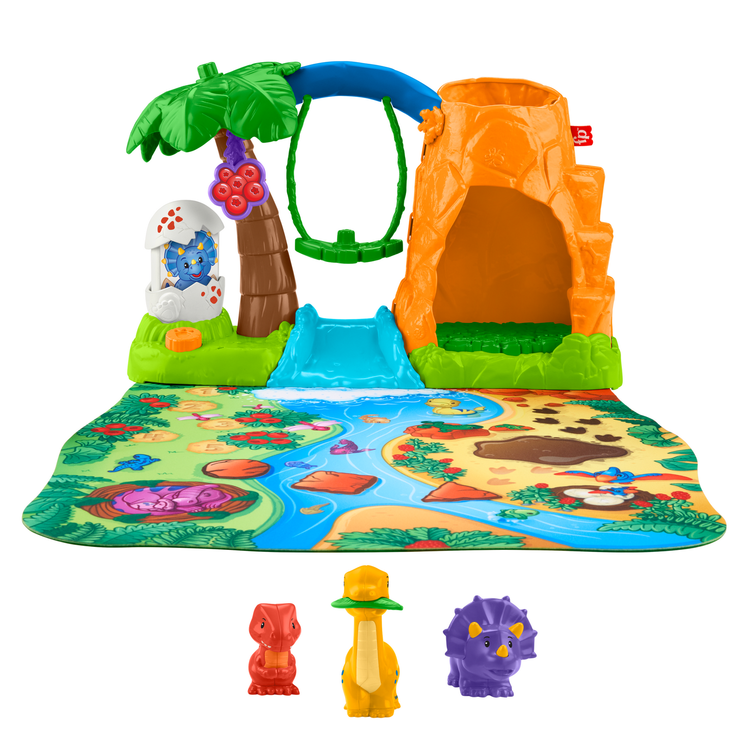 Fisher-Price  Little People  Village des Dinosaures et Tapis de Jeu
