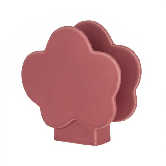 EMPORIUM FLOWER BURST VASE RED 18X7X18CM