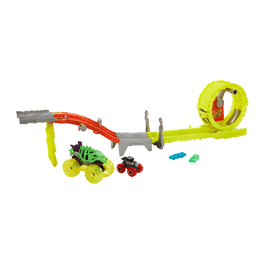 Hot Wheels Monster Trucks-Défi Course Électrifiante-Coffret