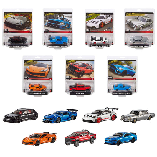 Hot Wheels Premium 1:43Rd Scale Collectible Car, Gift For Collectors