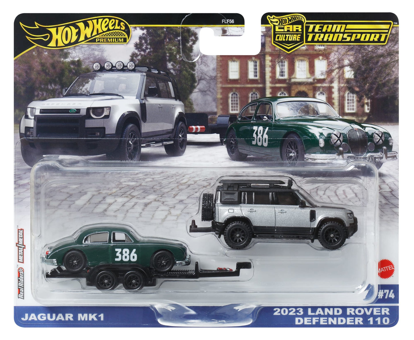 Hot Wheels Collector Vehículo de Colección Auto Transportador Land Rover Defender 110
