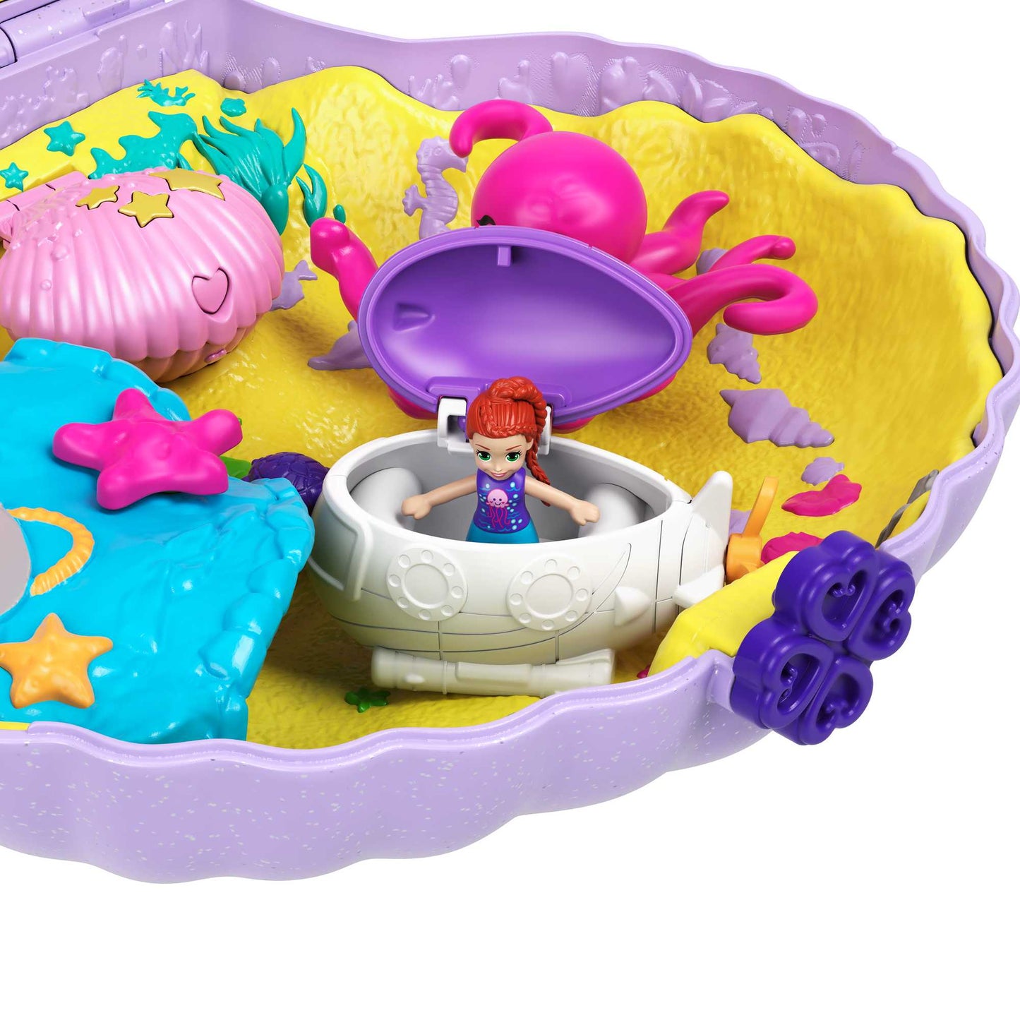 Coffret de Jeu Compact La Sacoche Coquillage Magique Polly Pocket™