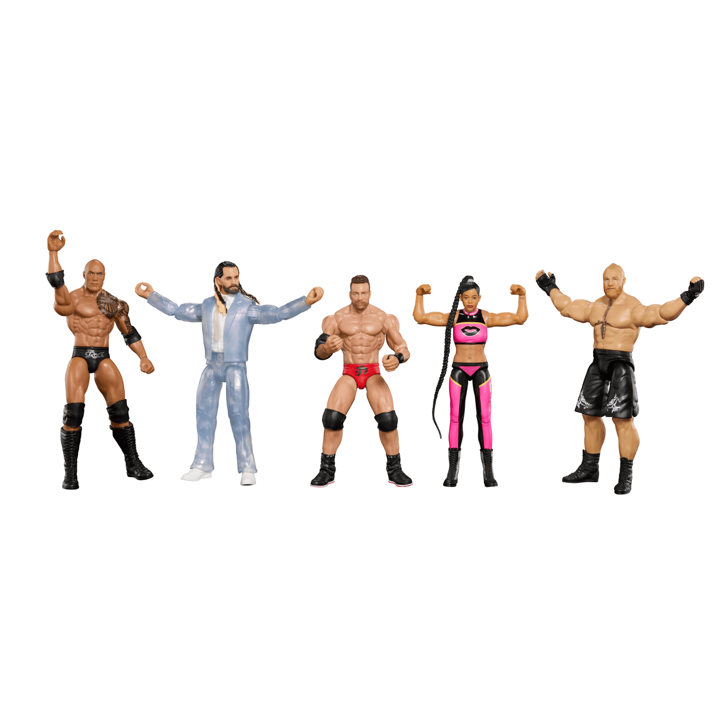 Wwe  Figurine Articulée  15,24Cm (6Po)  The Rock, de Collection