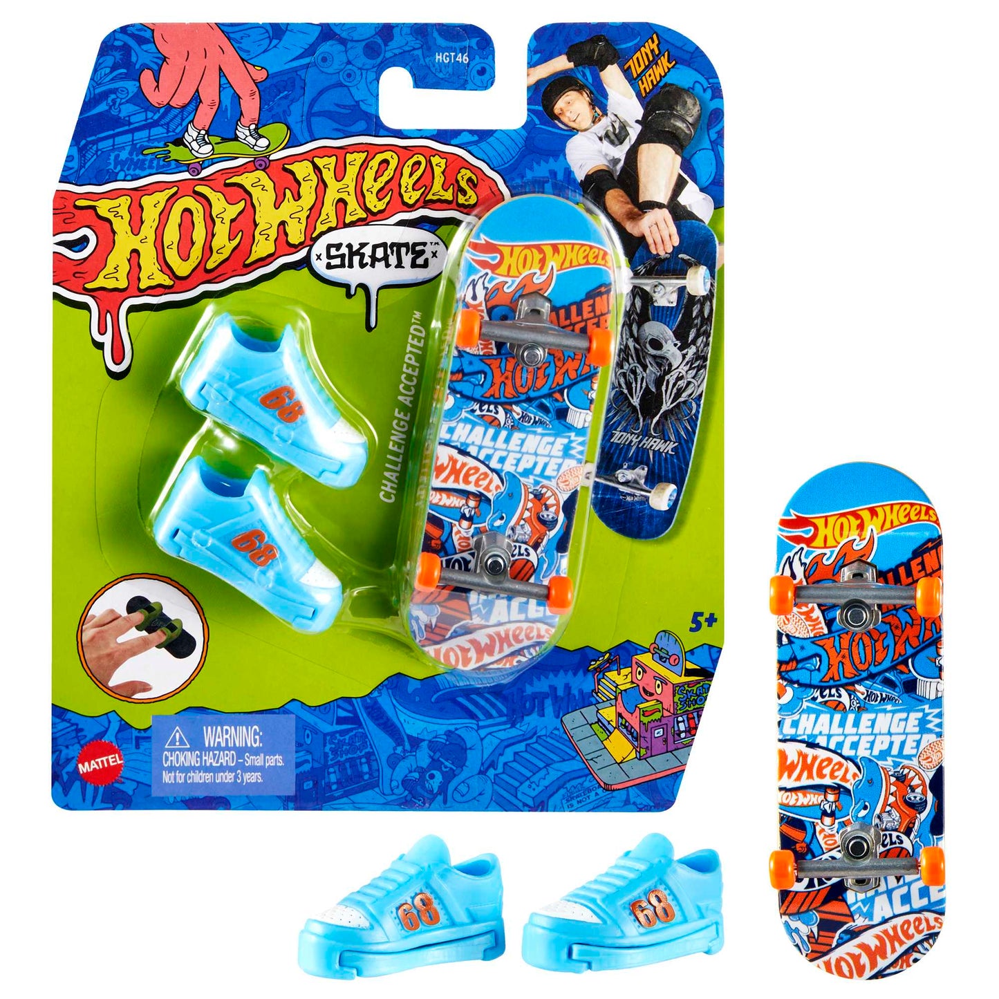 Hot Wheels Skate Vehículo de Juguete Patineta con Tenis Sorpresa
