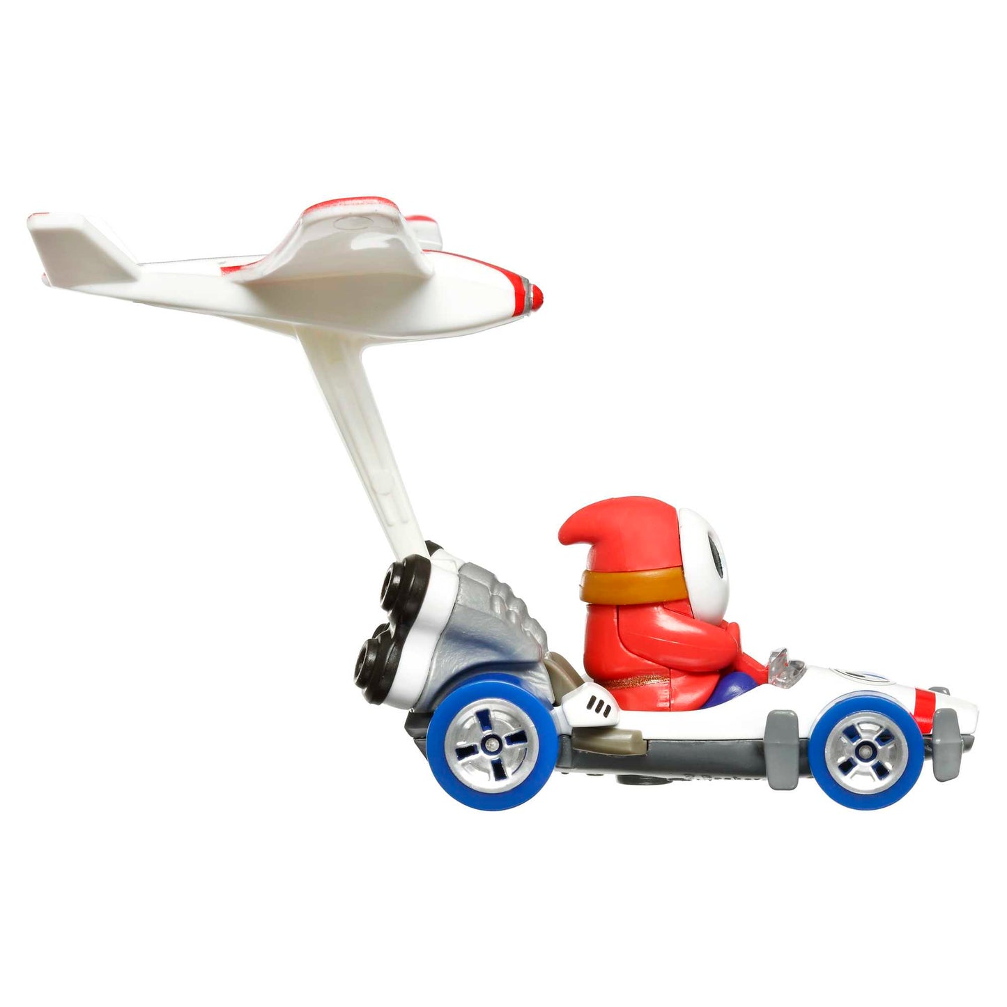 Hot Wheels Mario Kart Veículo de Brinquedo Shy Guy B Dasher com Plane Glider