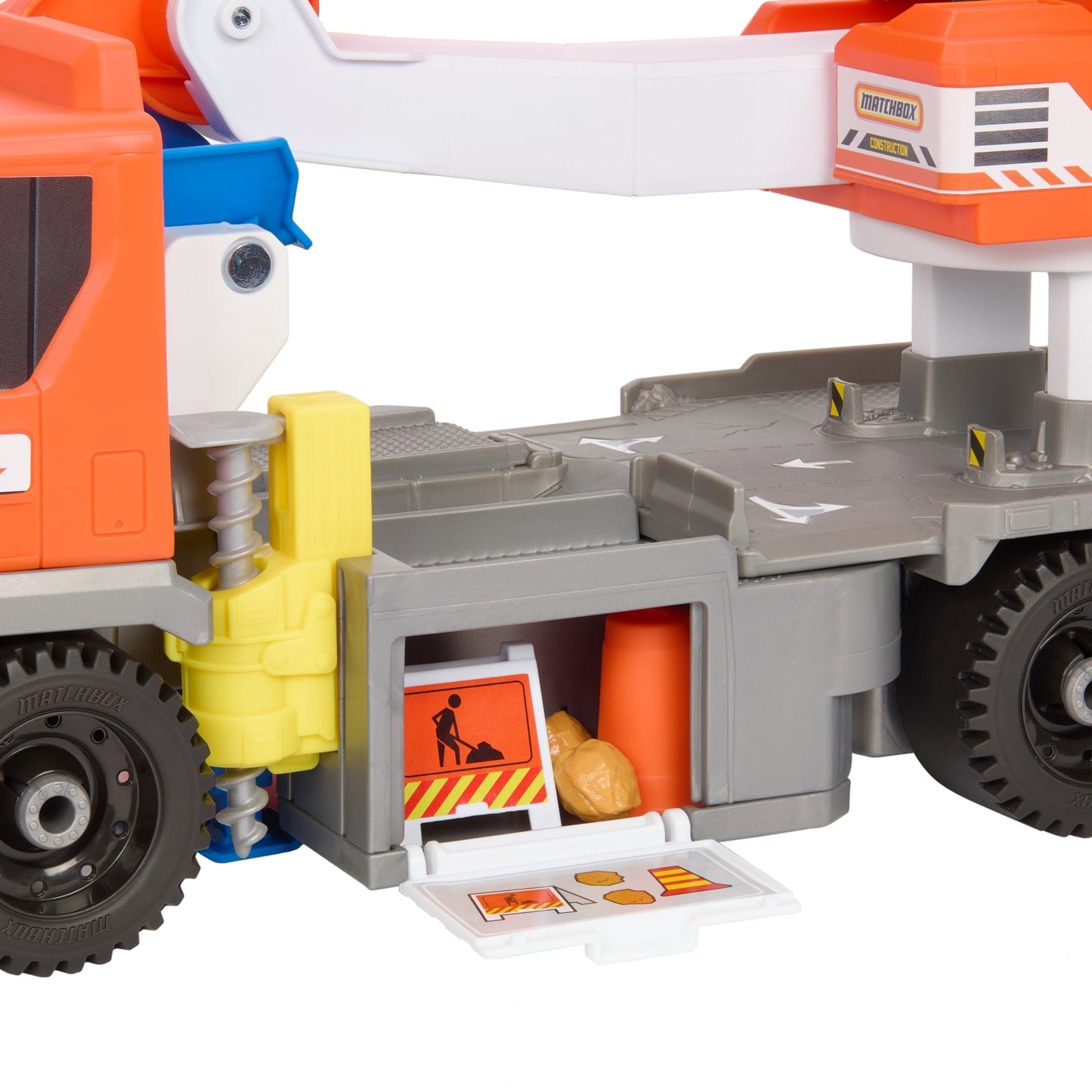 Matchbox-Action Drivers-Excavatrice Transformable-Camion de Chantier