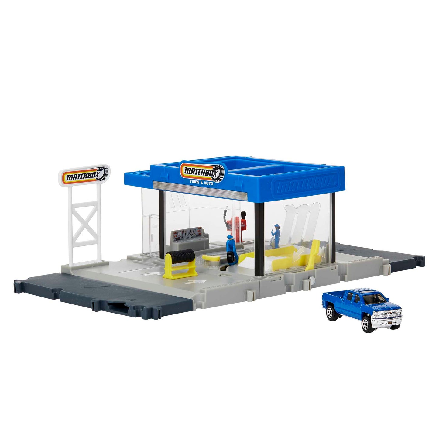 Matchbox Conjunto de Brinquedo Ação Oficina Mecânica