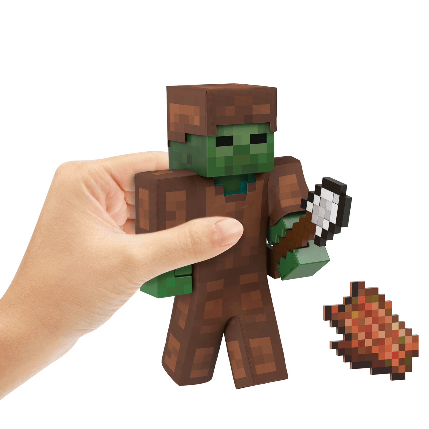 Minecraft-Zombie Diamond Level-Figurine Articulée 14Cm et Accessoires