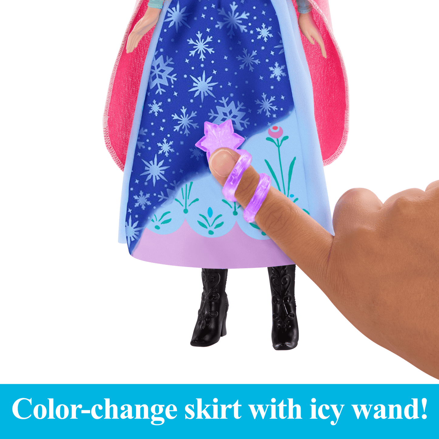 Disney Frozen Magical Skirt Anna Fashion Doll With Color-Change Skirt, inspired By Disney Movie
