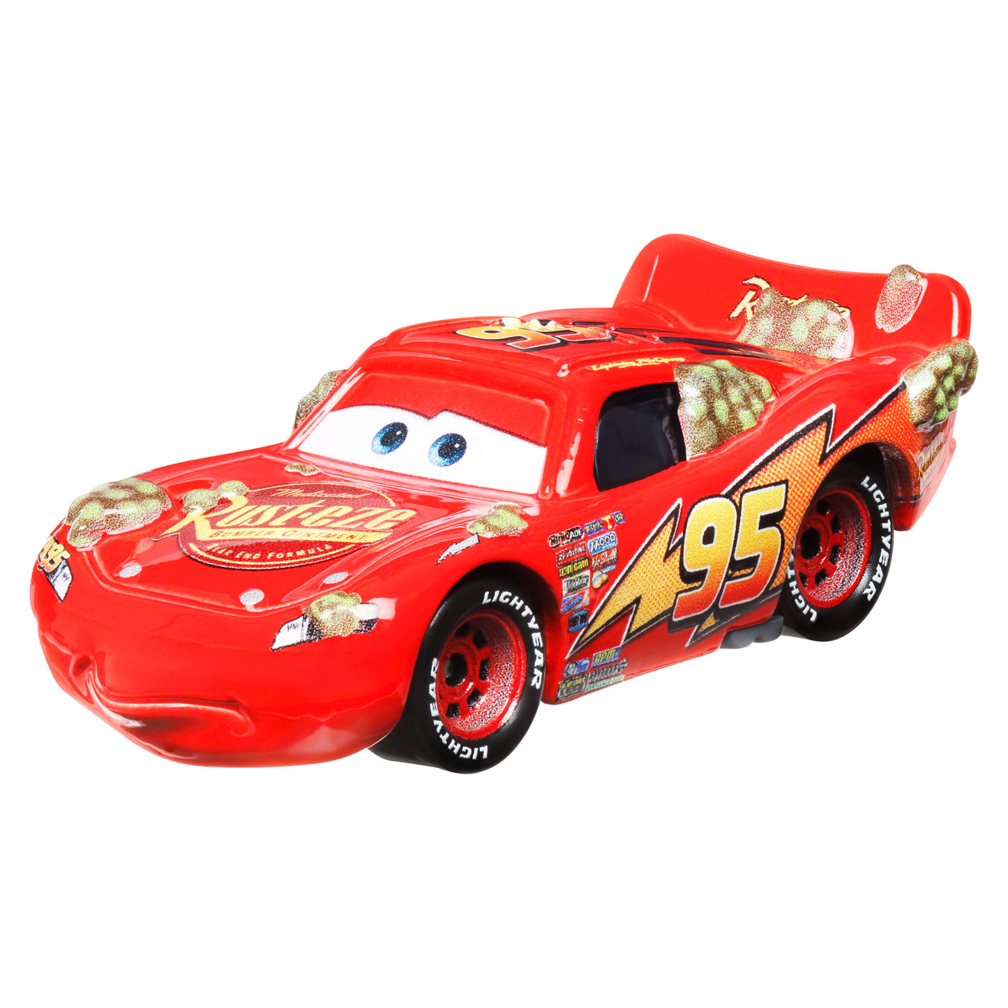 Carros da Disney e Pixar Diecast Veículo de Brinquedo Pacote de 2 Mate & Relâmpago McQueen Cacto