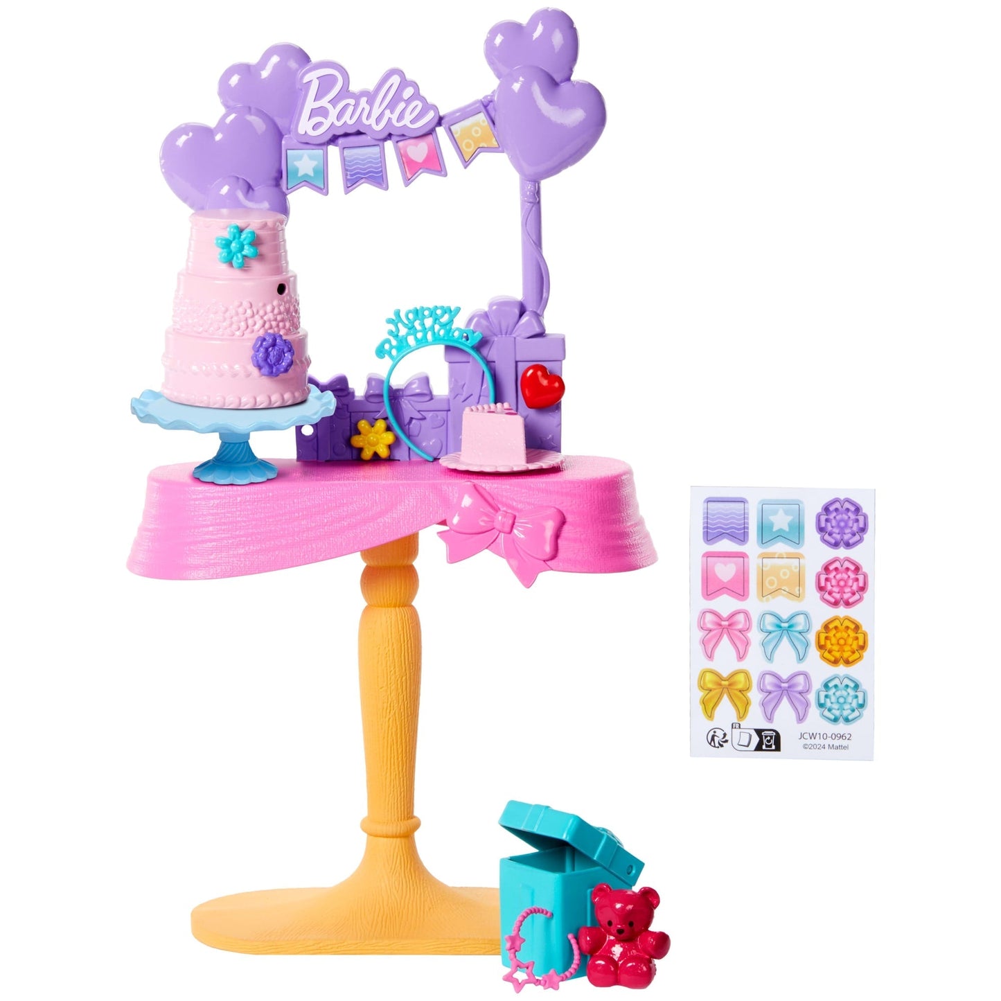 Barbie-Fête D’Anniversaire Barbie World-Coffret  Avec Accessoires