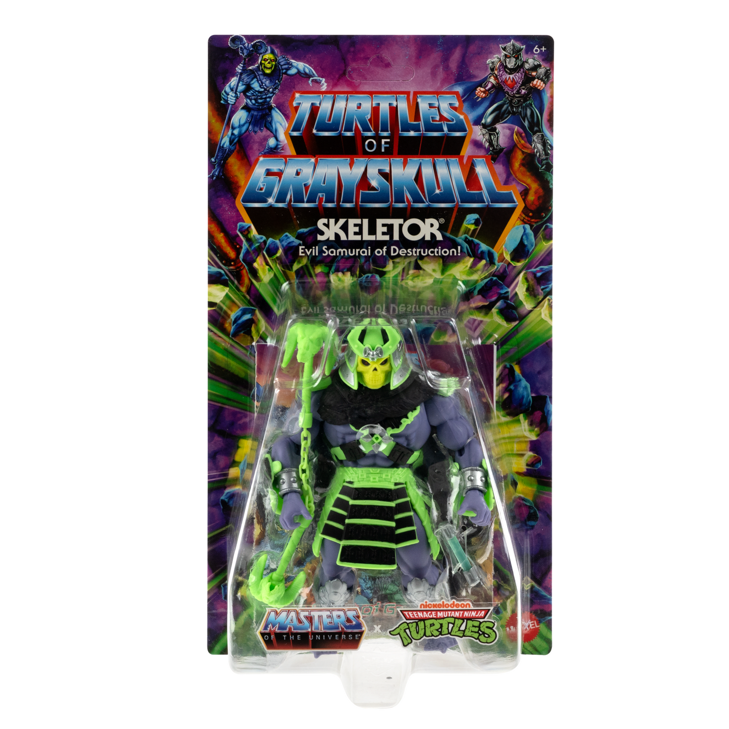 Motu Origins Turtles Of Grayskull Skeletor Action Figure Toy, TMNT Masters Of The Universe