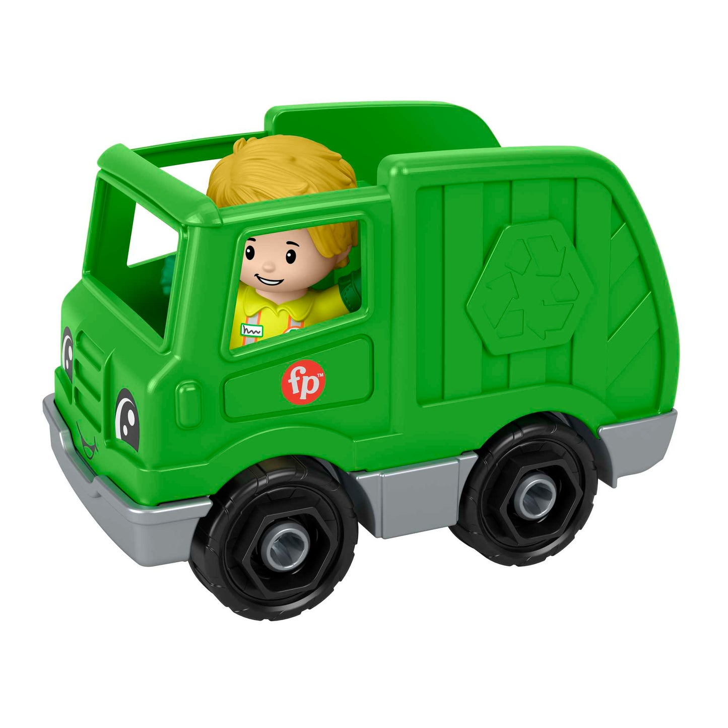 Fisher-Price  Little People  Camion de Recyclage et Figurine