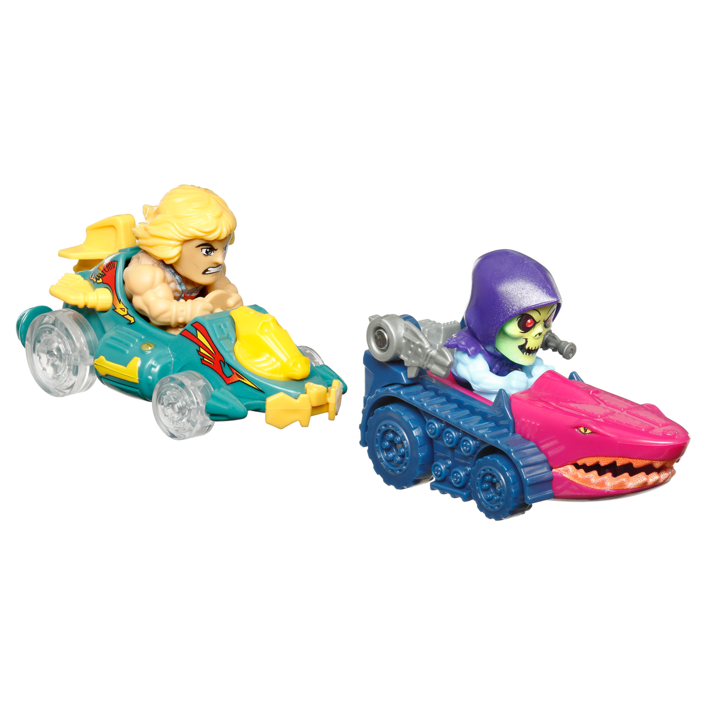 Hot Wheels Racerverse Die-Cast Cars, Set Of 2 Toy Vehicles With Character Drivers Optimized For Racerverse Track