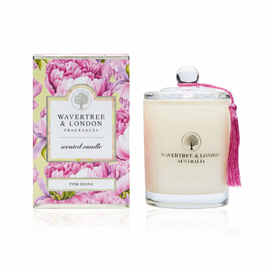 Wavertree & London Candle Pink Peony 60 hours 330g