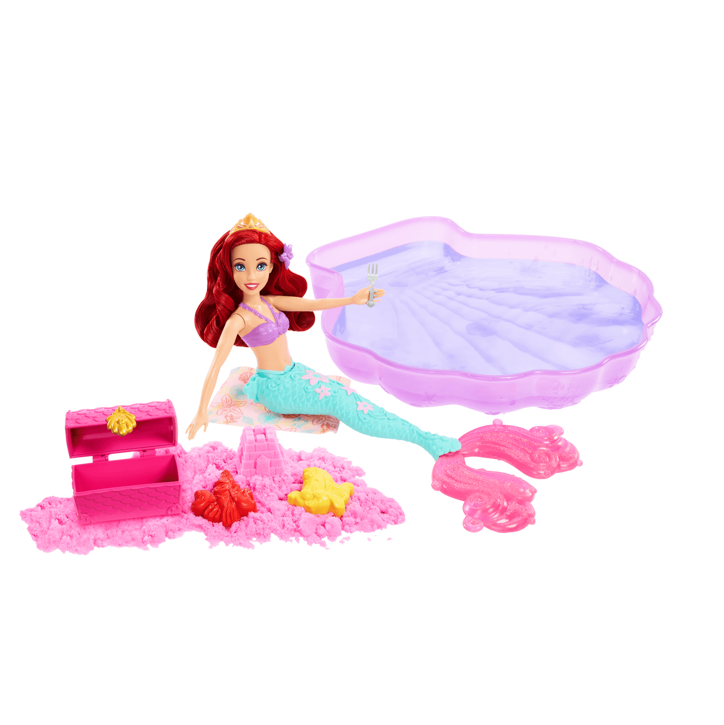 Disney Princesa Conjunto de Brinquedo Ariel Aventuras na piscina