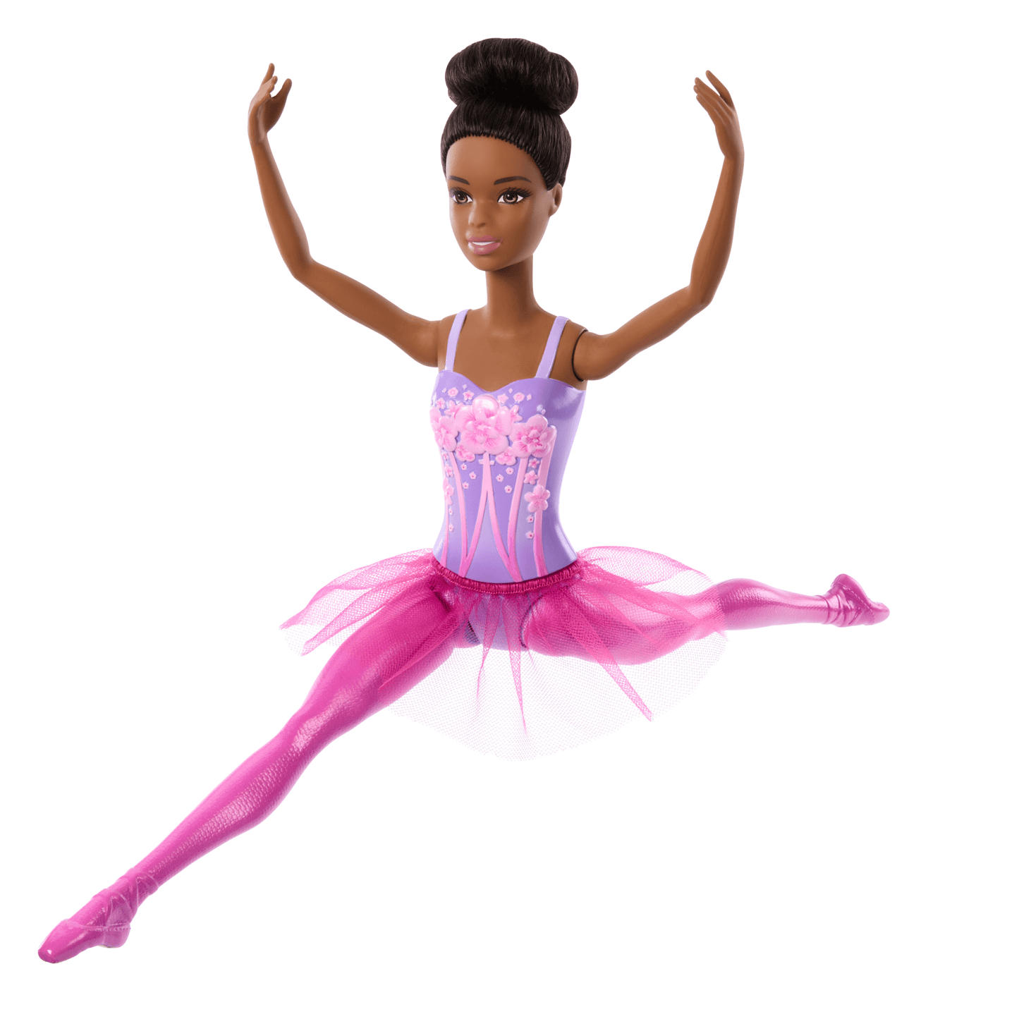 Barbie-Barbie Ballerine-Poupée Brune Avec Tutu Amovible Violet