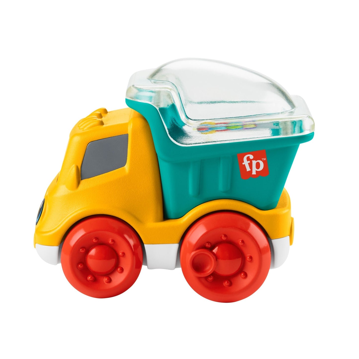 Fisher-Price  Camion-Benne Roulis-Boulis, Jouet à Pousser Avec Perles