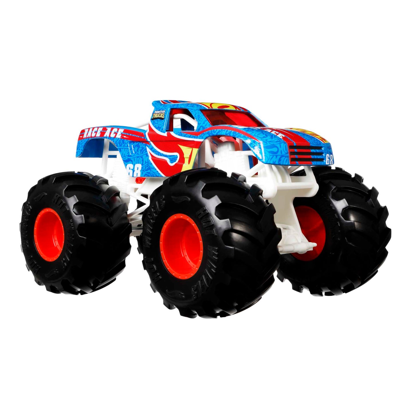 Hot Wheels Monster Trucks Vehículo de Juguete Race Ace Escala 1:24
