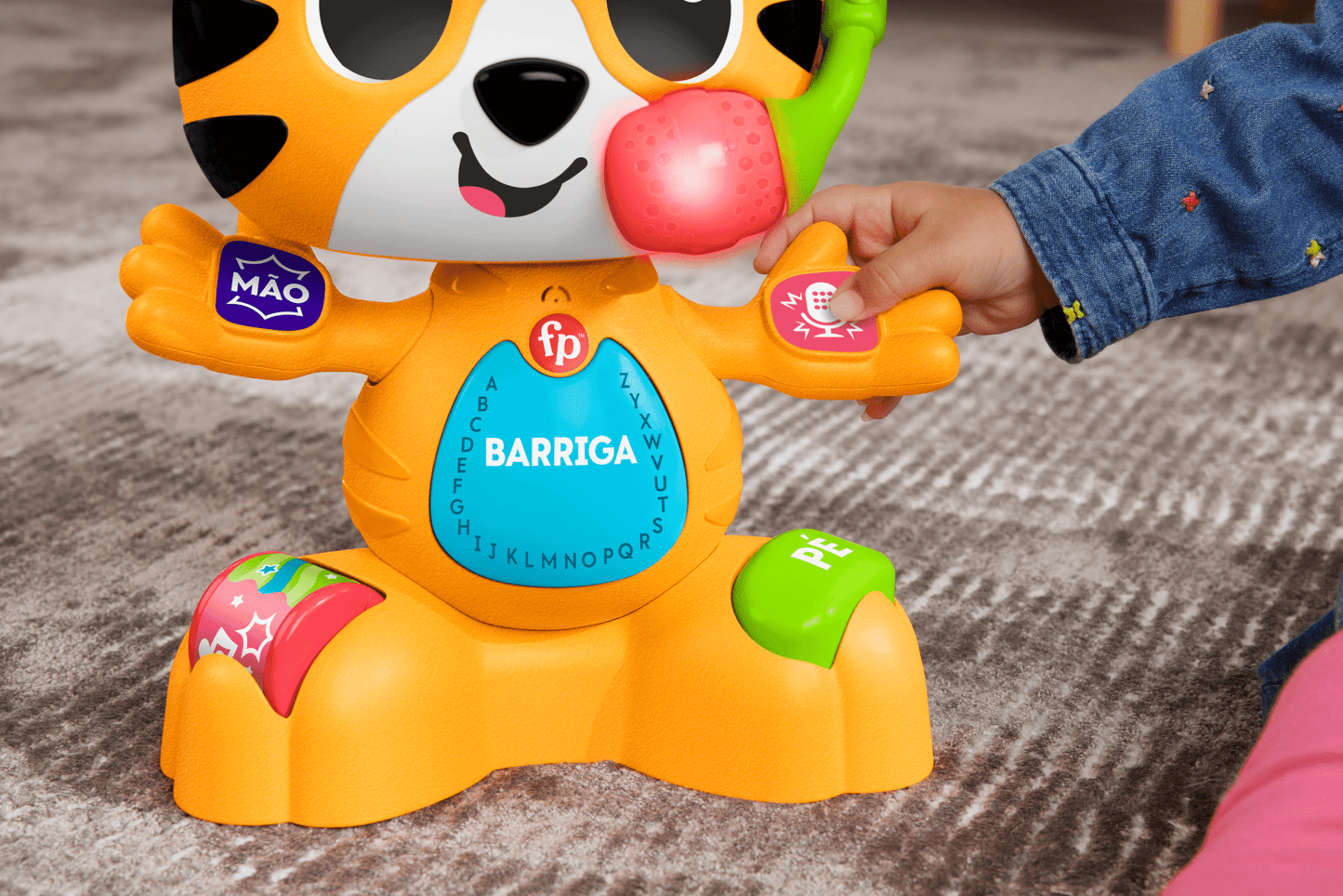 Fisher-Price Brinquedo para Bebês Esquadrão Musical Tigre Cante Comigo