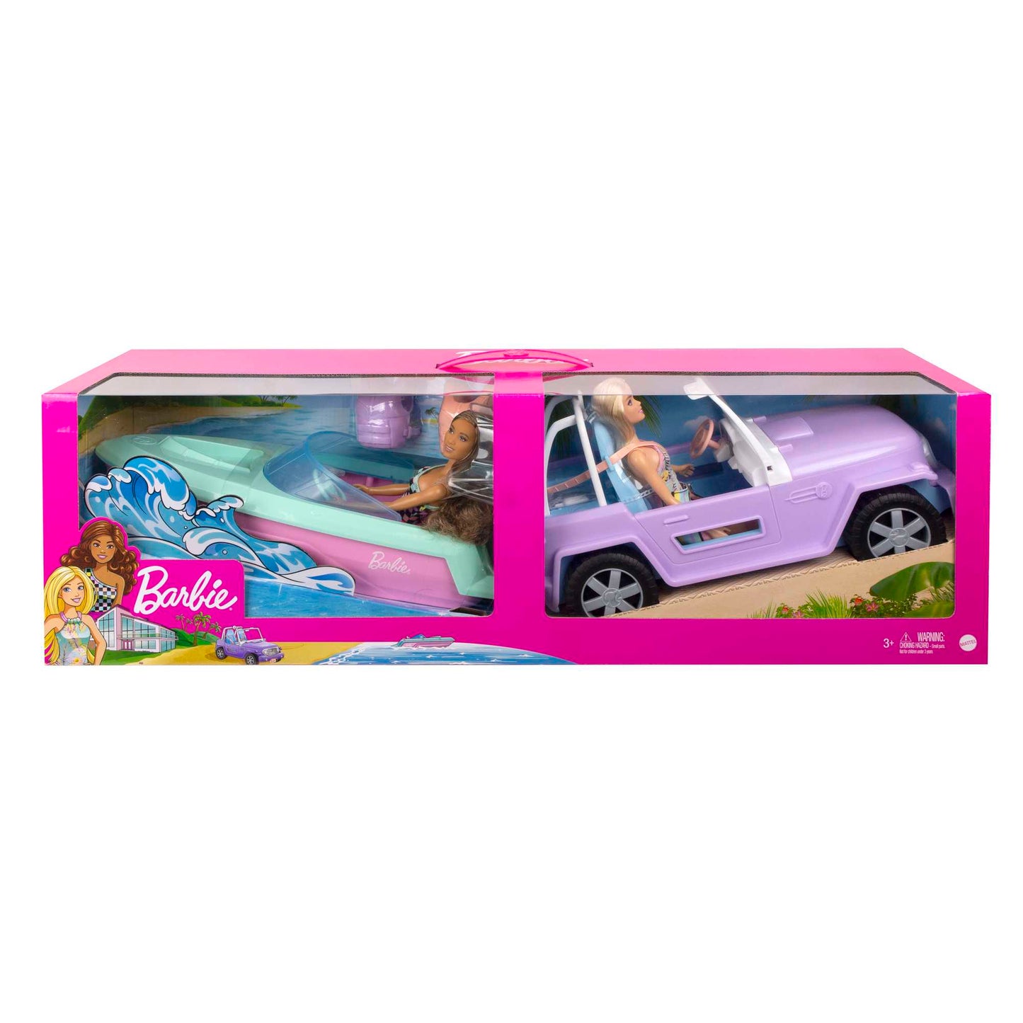 Barbie®  Coffret Véhicules et Poupées