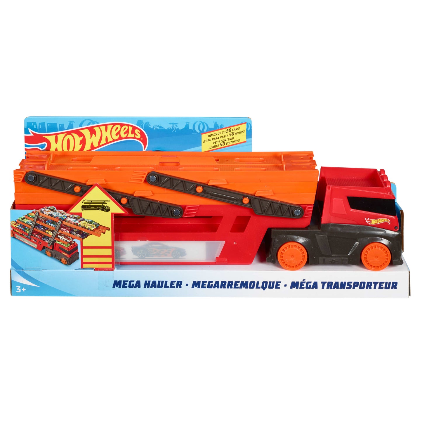 Hot Wheels City Pista de Juguete Mega Remolque