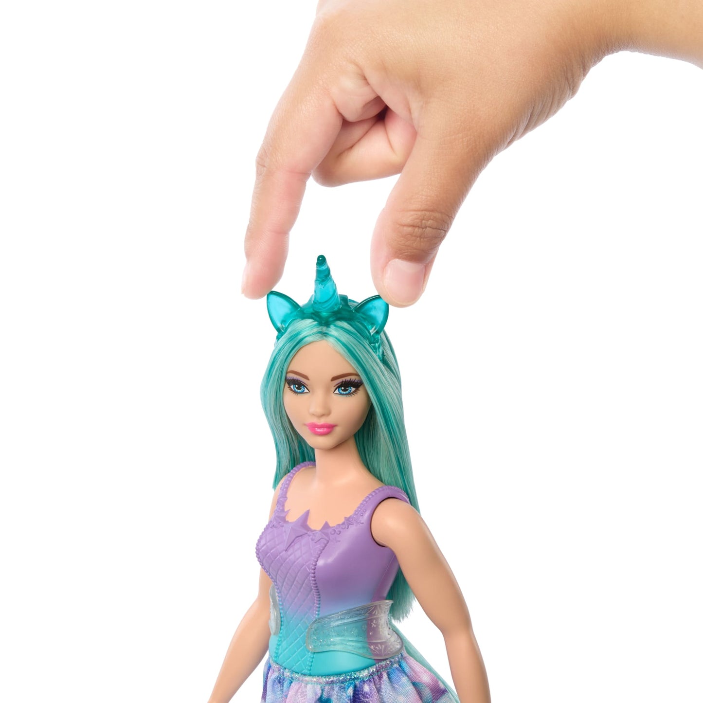 Barbie-Poupées Sirènes Avec Cheveux et Nageoire Colorés et Serre-Tête