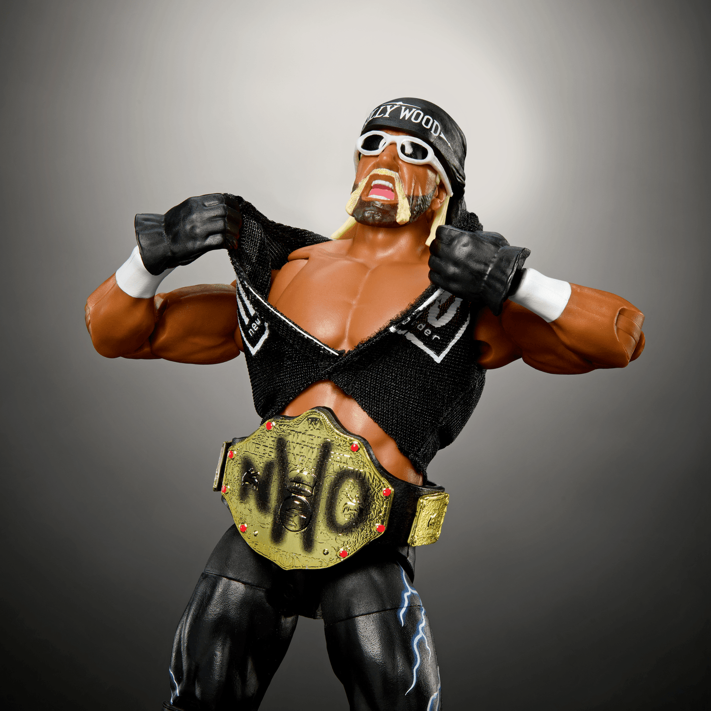 WWE Ultimate Edition “Hollywood” Hulk Hogan Action Figure & Accessories Set, 6-Inch Collectible