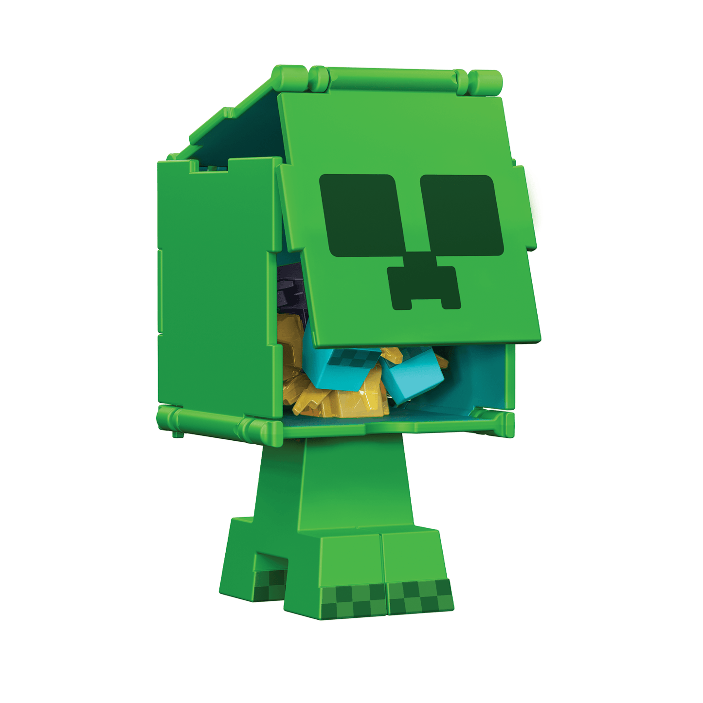 Minecraft Vanilla Figura de Brinquedo Flippin' de 3.75 Creeper + Creeper Carregado