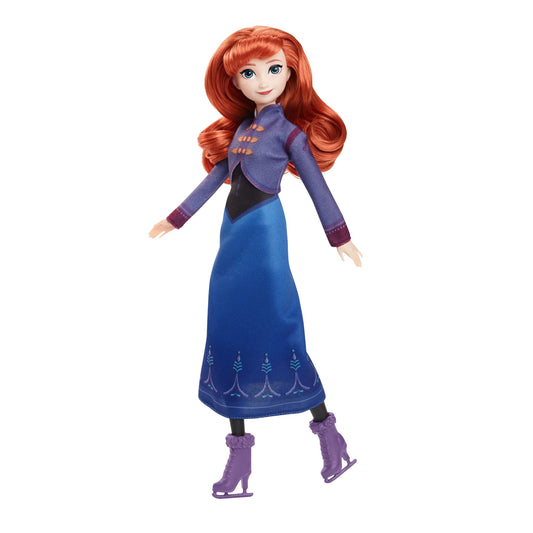 Disney Frozen Ice-Skating Anna Fashion Doll With Skates & Shoes inspired By Frozen: Winter Festival