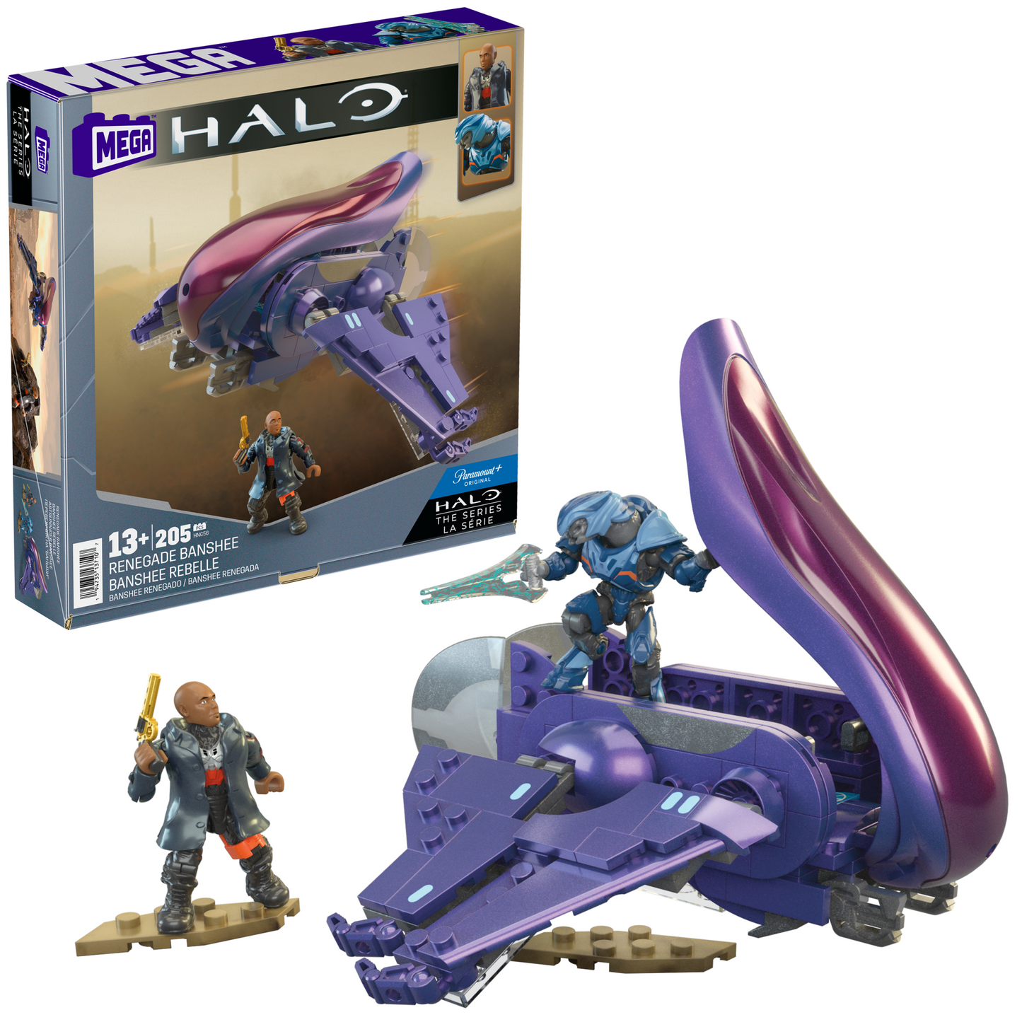 MEGA Halo Juguete de Construcción Banshee Renegado