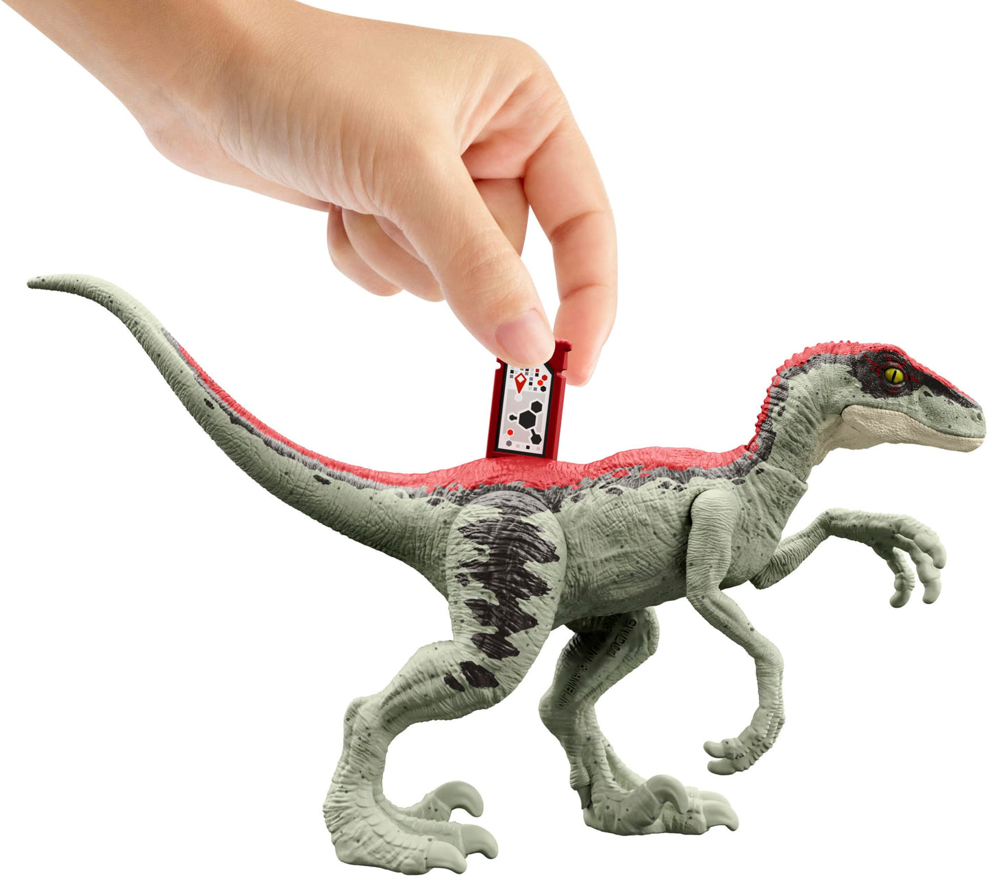 Jurassic Park ’93 Classic Dennis Nedry Action Figure, Motorcycle & Dinosaur Toy Set, 3.75-in Scale
