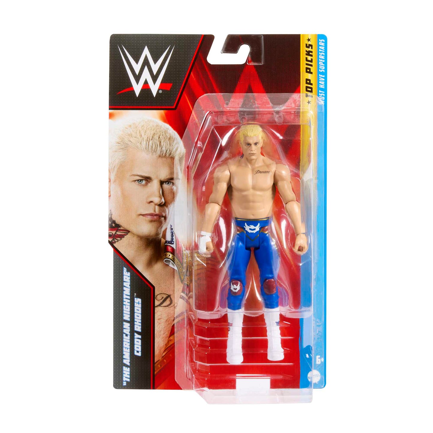 WWE Top Picks Action Figures, 6-Inch Collectible Superstars With Articulation