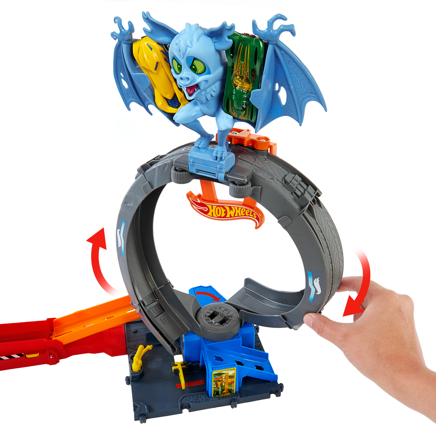 Hot Wheels City Pista de Juguete Ataque de Murciélago