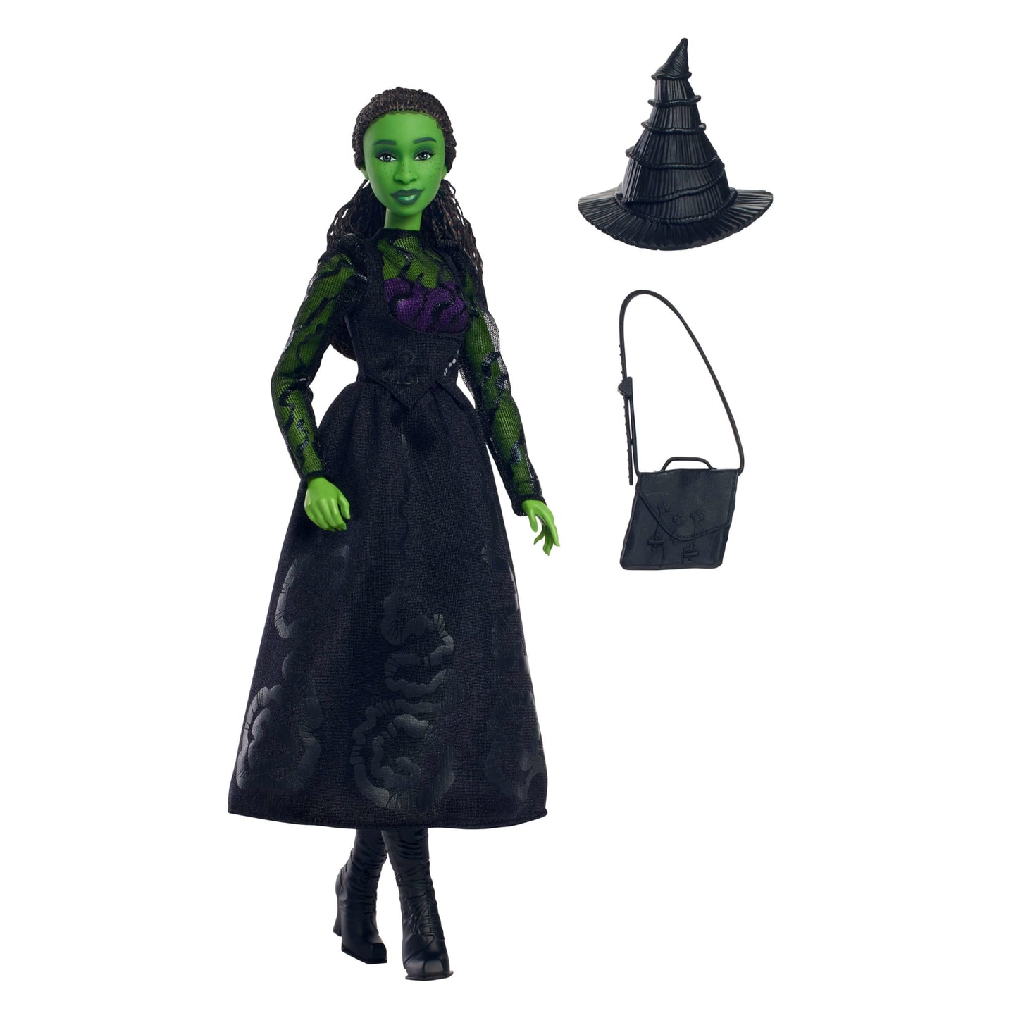 Universal Pictures Wicked Poupée Elphaba Avec Accessoires et Habillages Amovibles