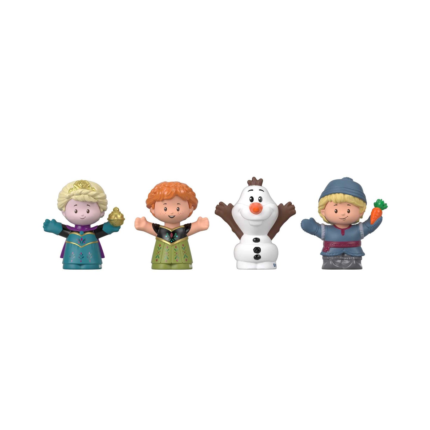 Fisher-Price Little People Lot de 4 Figurines Disney La Reine des Neiges