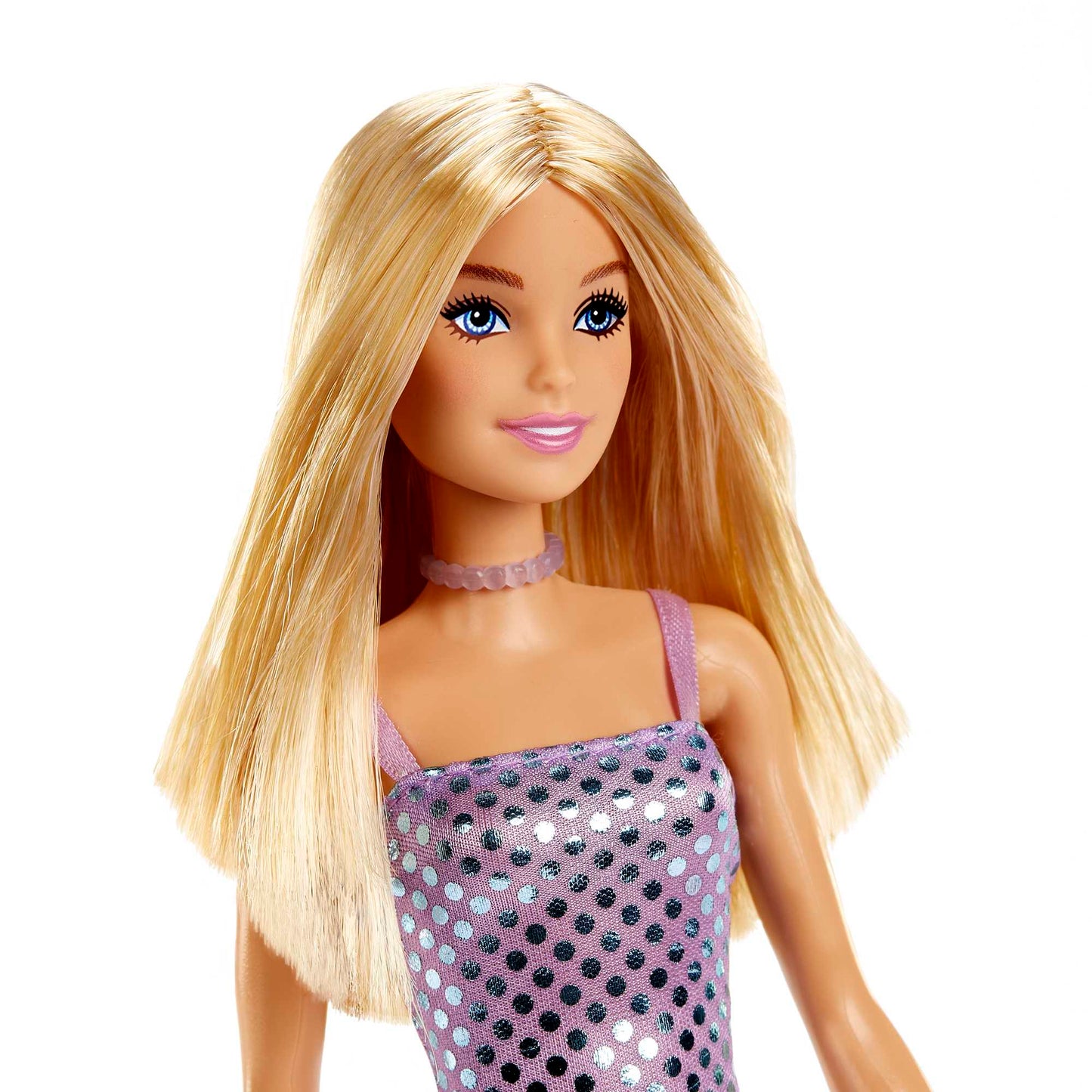 Barbie Fashion & Beauty Muñeca Glitz Vestido de Noche Lila