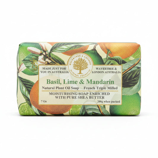 Wavertree & London Soap Basil lime & Mandarin 200g