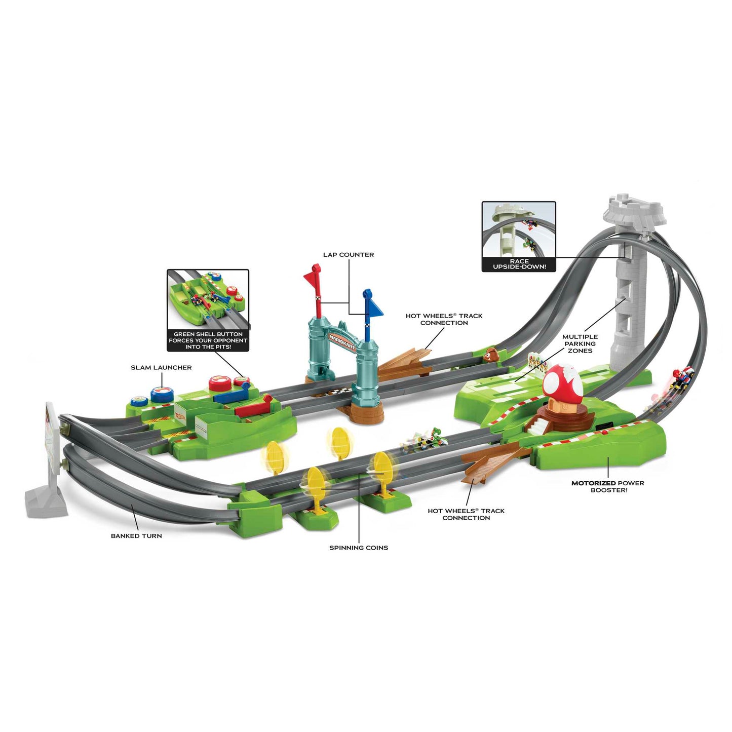 Hot Wheels Mario Kart Circuit Track Set
