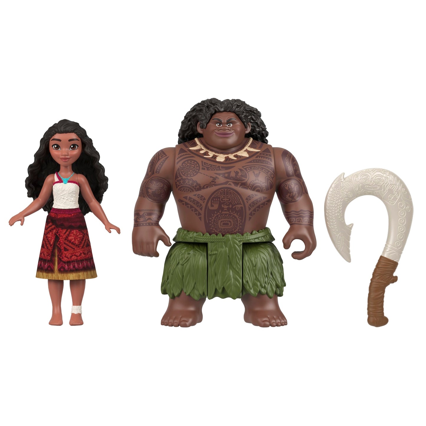 Disney Moana 2 Moana & Maui Ocean Adventures 2-Pack Small Dolls & Accessory Set