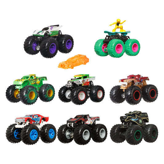 Hot Wheels Monster Trucks Veículo de Brinquedo Carro Surpresa Escala 1:64