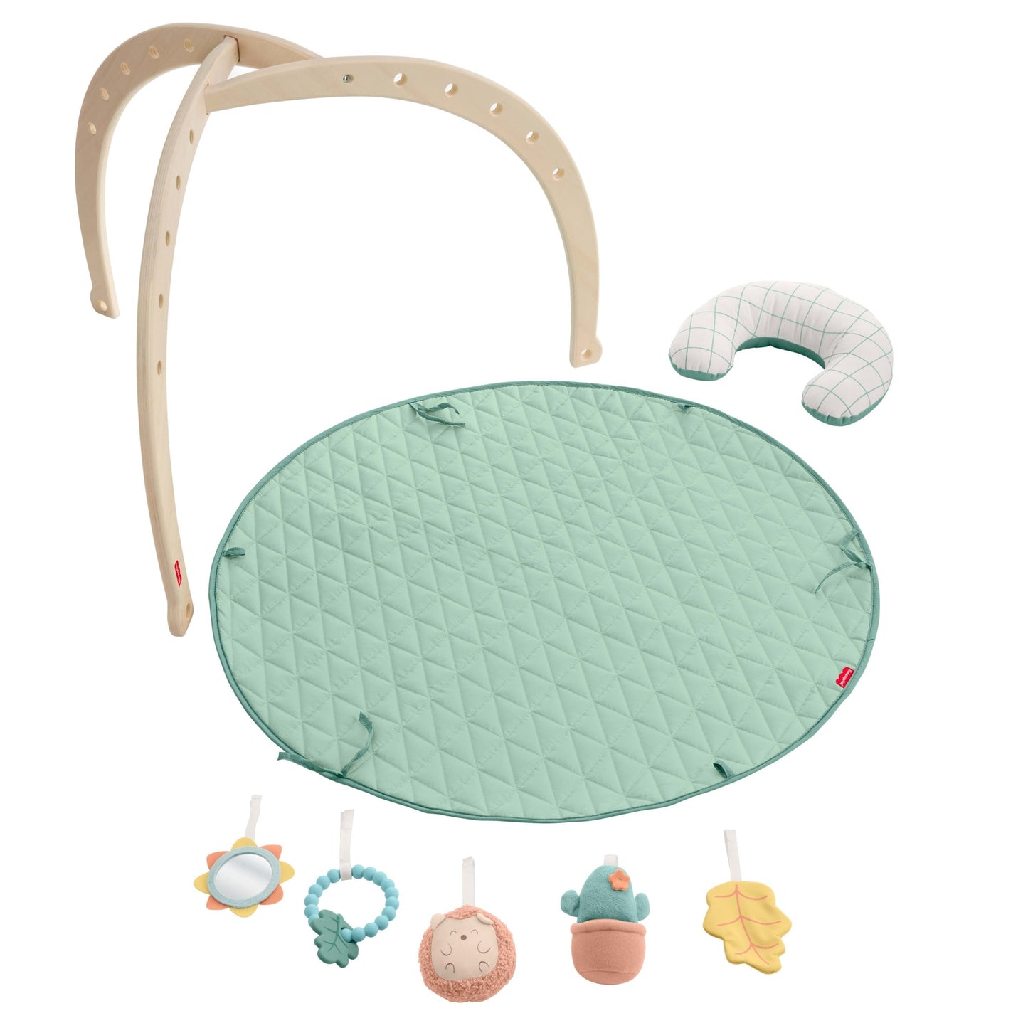 Fisher-Price  Tapis D’Activités de Luxe en Bois, Jouets de Développ.