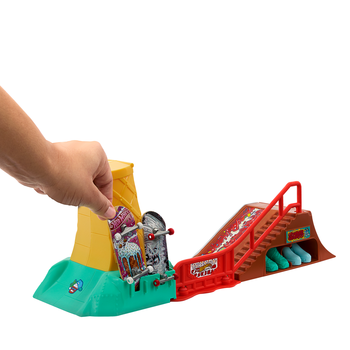 Hot Wheels Skate Pista de Juguete Set de Helado